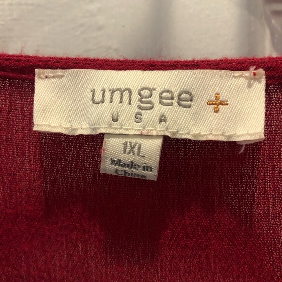 Umgee Embroidered Tunic Top 1XL - Picture 4 of 9